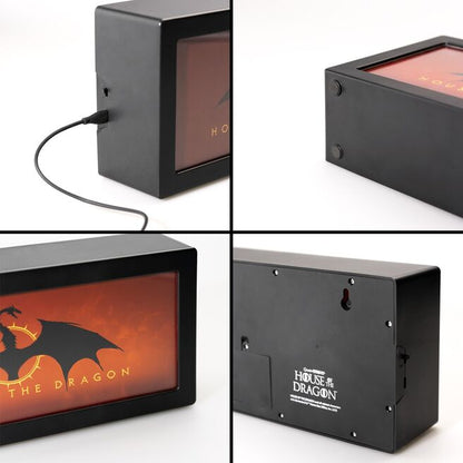 House of the Dragon Flaming Effect lamp Nerdscape