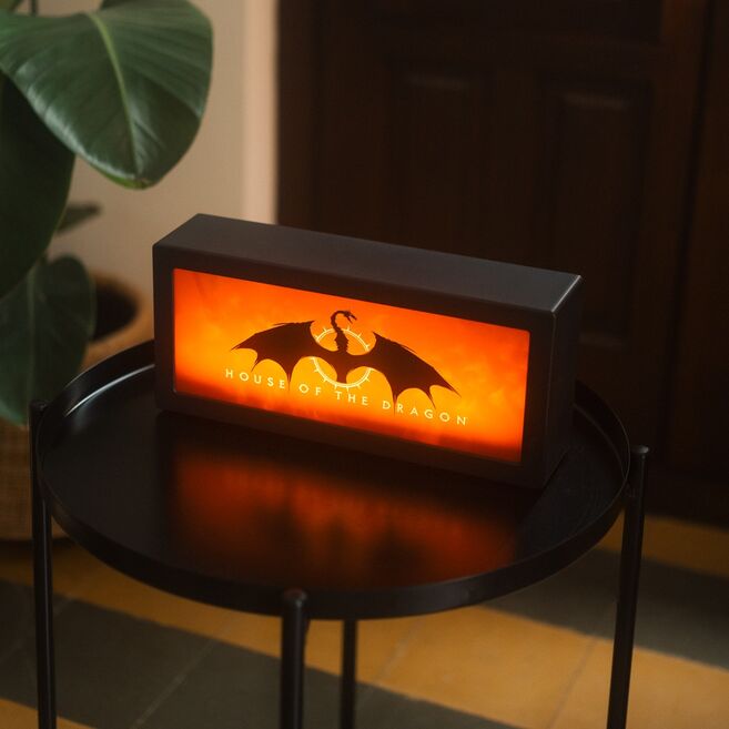 House of the Dragon Flaming Effect lamp Nerdscape