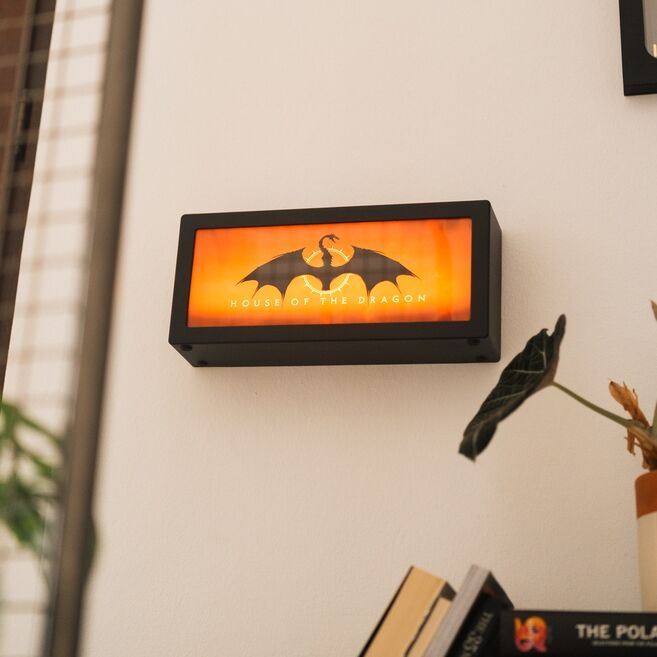 House of the Dragon Flaming Effect lamp Nerdscape