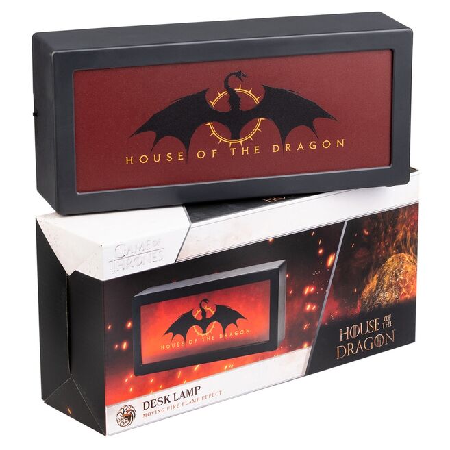 House of the Dragon Flaming Effect lamp Nerdscape