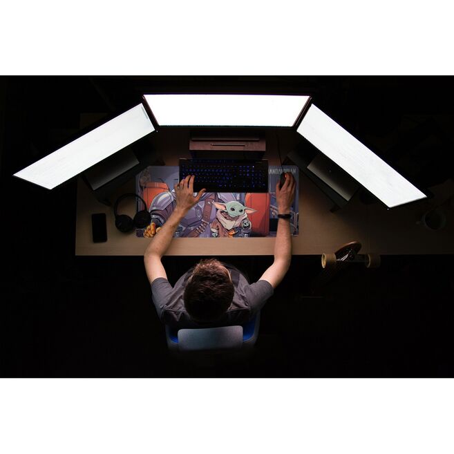Star Wars Mandalorian & Child gaming desk mat Nerdscape