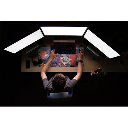 Star Wars Mandalorian & Child gaming desk mat Nerdscape