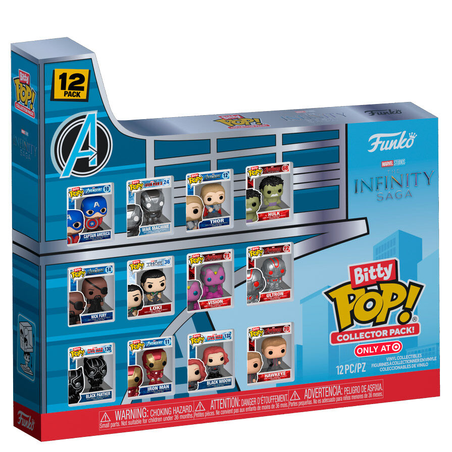 Funko Pop! Marvel Infinity Saga Multipack 12pcs - Figura da Collezione Vinyl Nerdscape