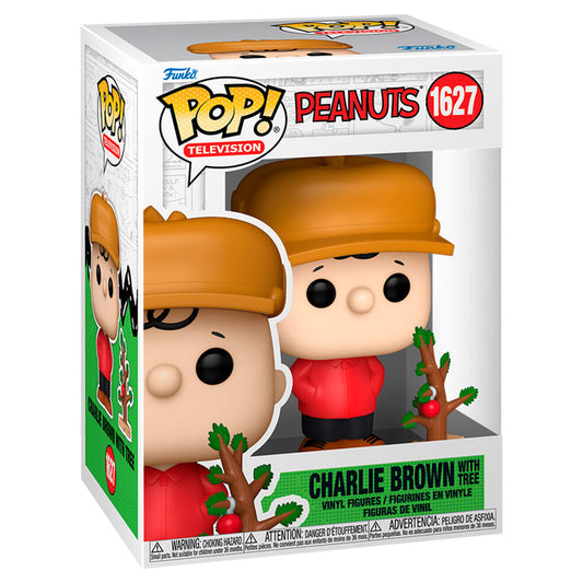 Funko Pop! Peanuts Charlie Brown con Albero - Figura da Collezione Vinyl