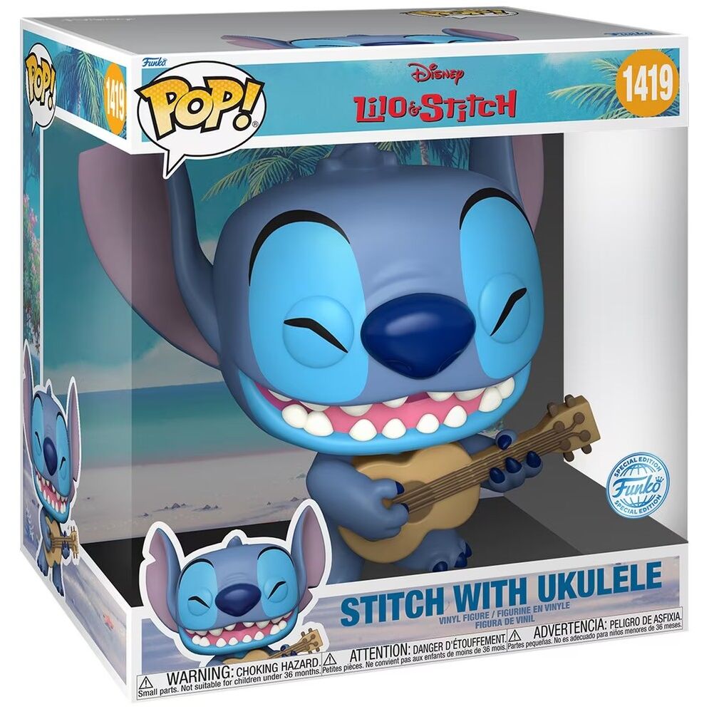 POP figure Disney Stitch Ukelele Exclusive 25cm - Nerdscape