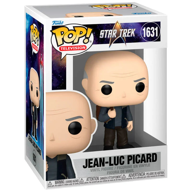 Funko Pop! Star Trek Jean-Luc Picard - Figura da Collezione Vinyl Nerdscape