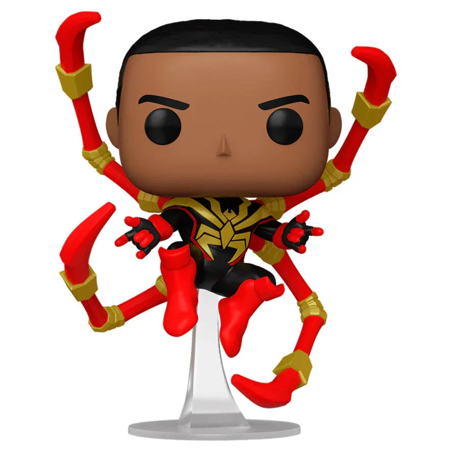 POP figure Marvel Miles Morales Iron Spider Chase Nerdscape