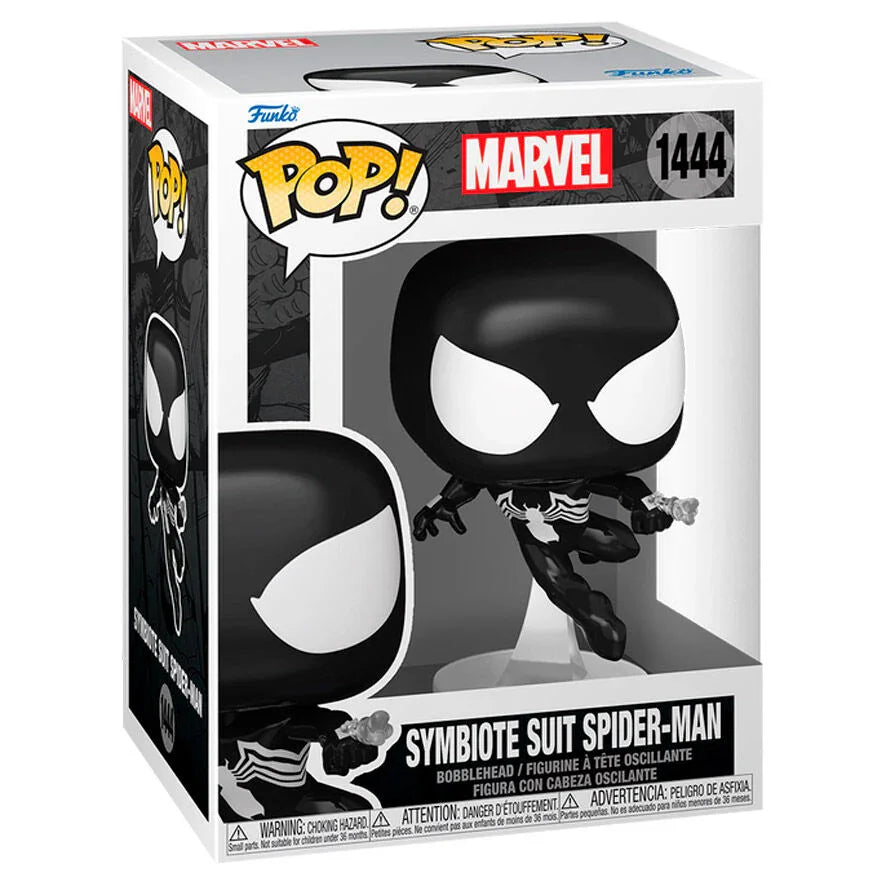 Funko Pop! Marvel Symbiote Suit Spider-Man - Figura da Collezione Vinyl Nerdscape
