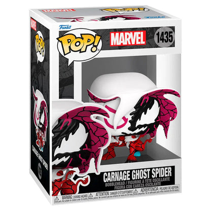 Funko Pop! Marvel Carnage Ghost Spider - Figura da Collezione Vinyl Nerdscape
