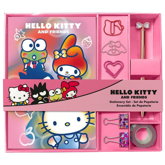 Hello Kitty Stationery set notebook + accessories Nerdscape