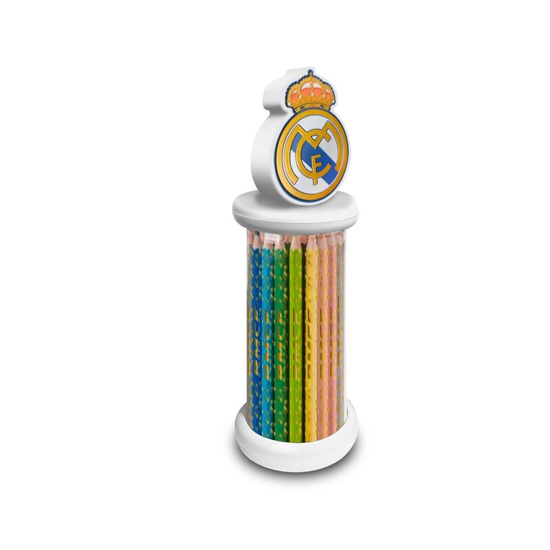 Real Madrid set 12 coloured pencils Nerdscape