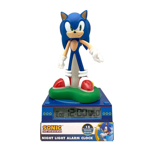 Lampe 3D Sonic le Hérisson avec réveil