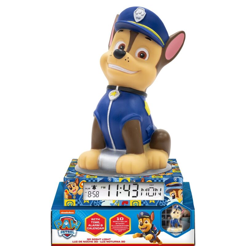 Paw Patrol 3D lamp with alarm clock Nerdscape