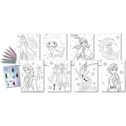Disney Frozen Colouring set with stickers Nerdscape