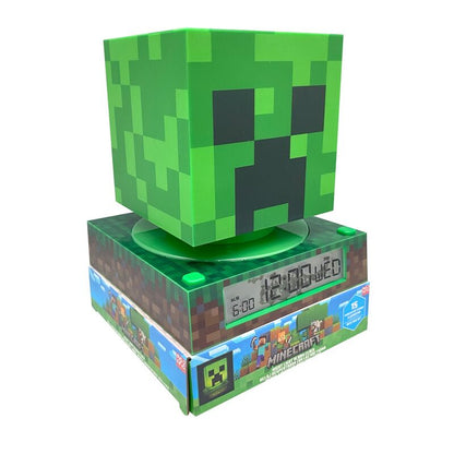 Minecraft 3D lamp with alarm clock Nerdscape