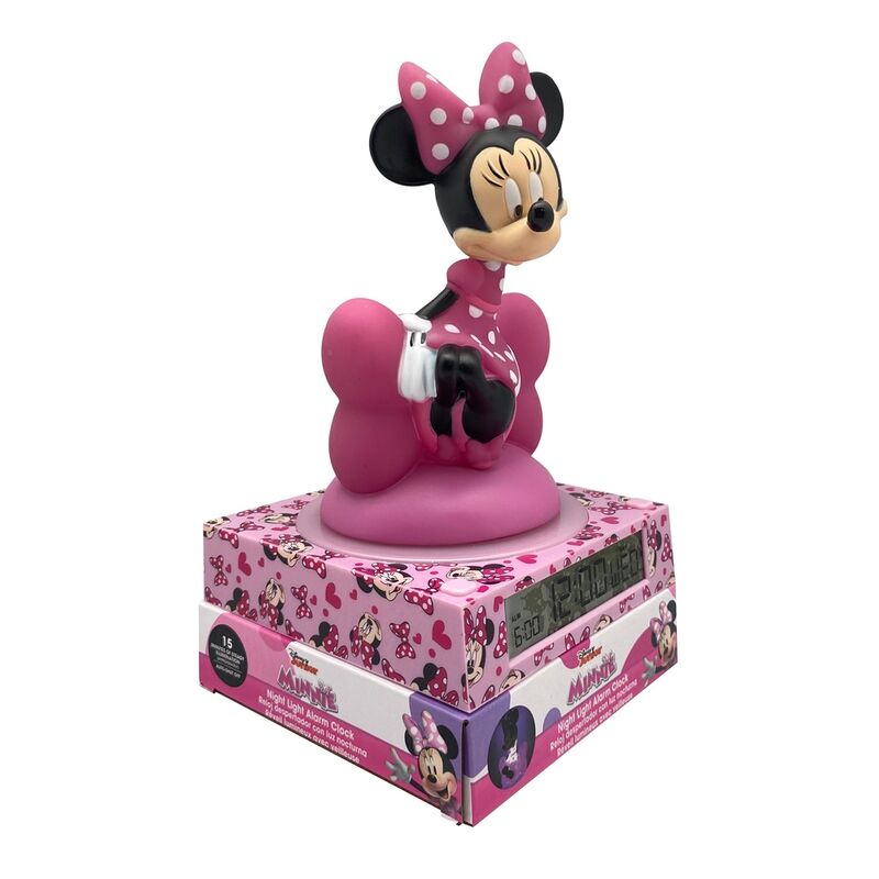 Disney Minnie 3D lamp with alarm clock Nerdscape