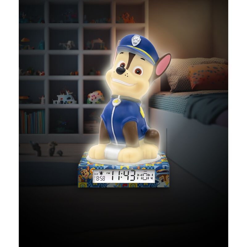 Paw Patrol 3D lamp with alarm clock Nerdscape