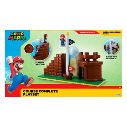 Super Mario Bro Level End playset Nerdscape