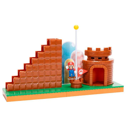 Super Mario Bro Level End playset Nerdscape