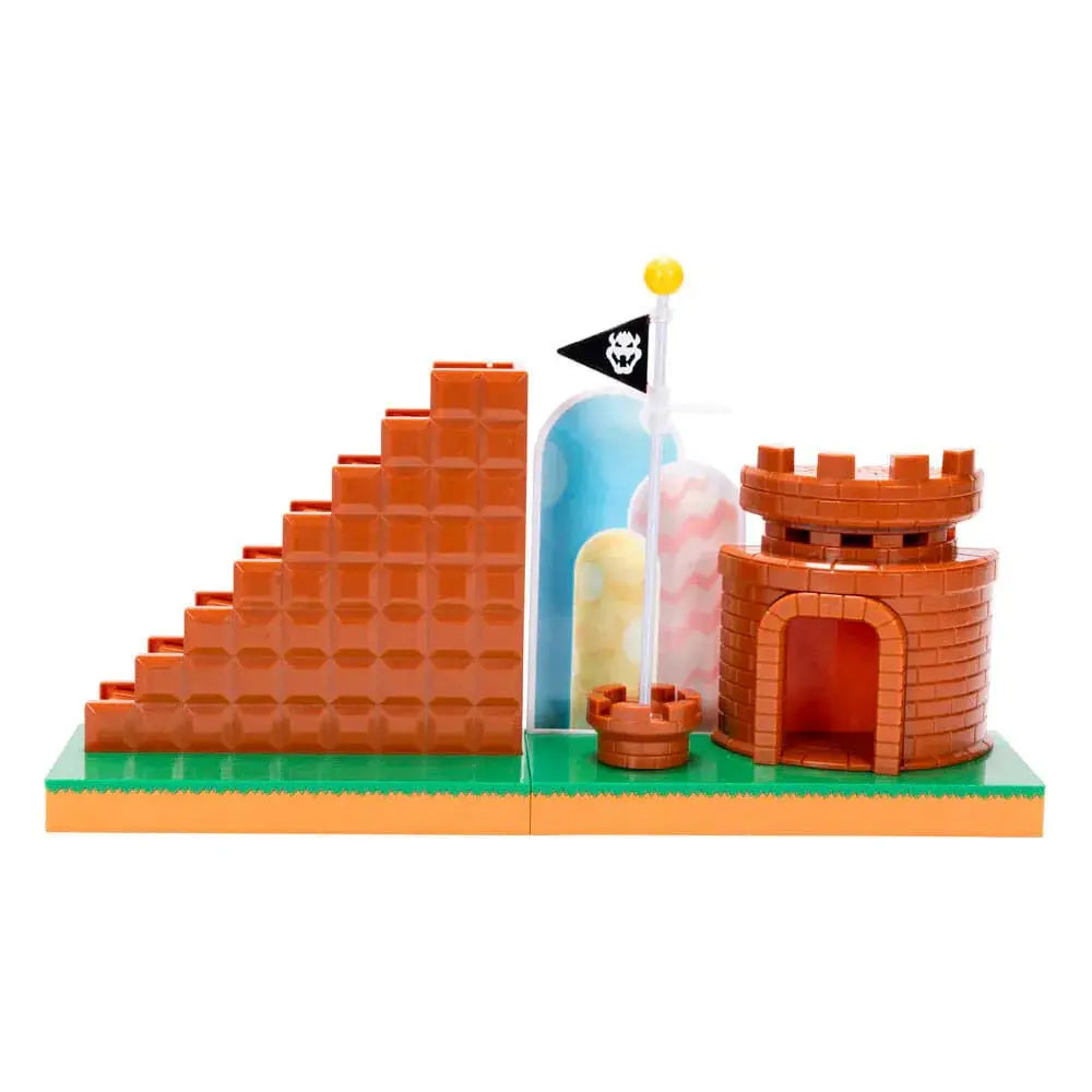 Super Mario Bro Level End playset Nerdscape