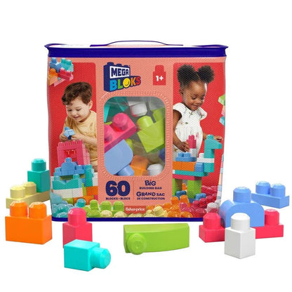 Mega Bloks Pink Bag 60pcs Nerdscape