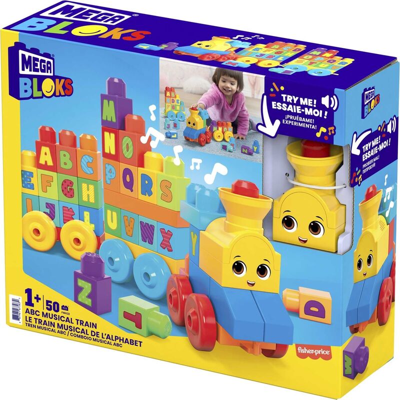 Mega Bloks Train Musical ABC 50 pièces
