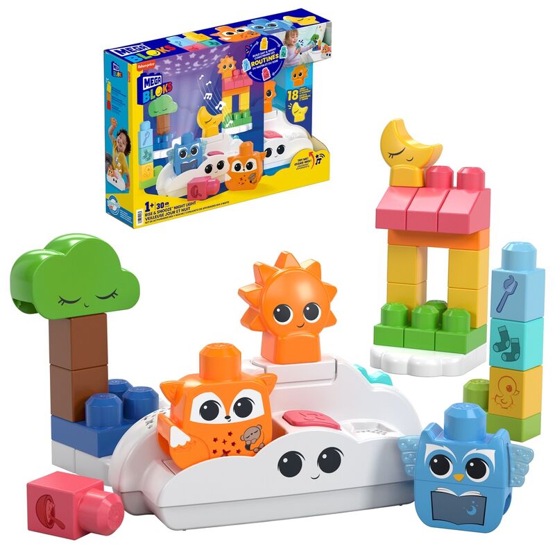 Veilleuse Mega Bloks Réveil et Sommeil (30 pièces)