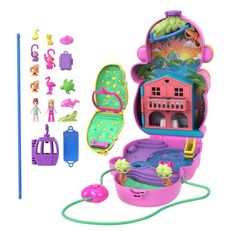 Polly Pocket Mama monkey and baby bag Nerdscape