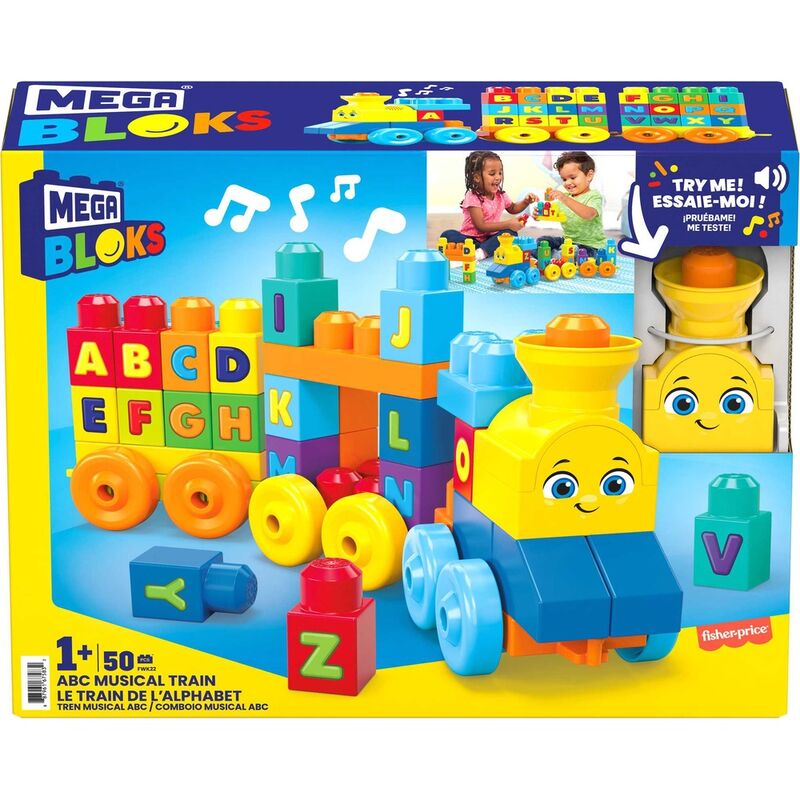 Mega Bloks Train Musical ABC 50 pièces