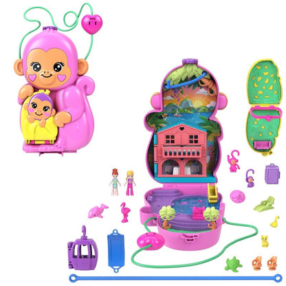 Polly Pocket Mama monkey and baby bag Nerdscape