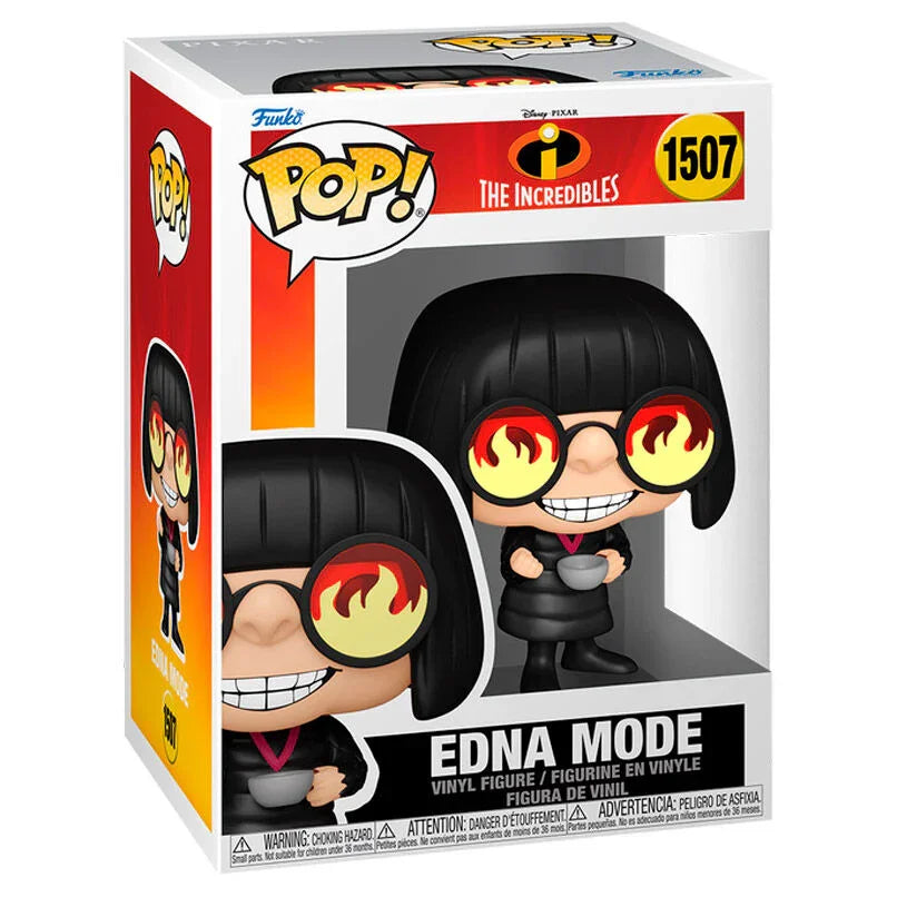 Funko Pop! The Incredibles Edna Mode - Figura da Collezione Vinyl Nerdscape