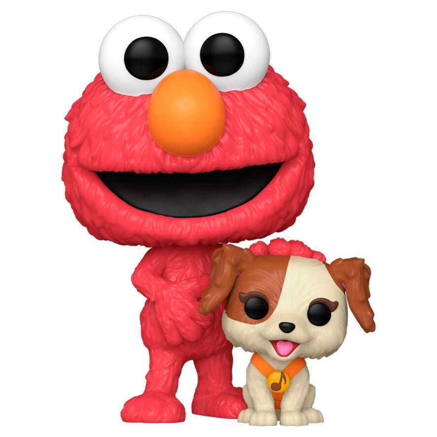 POP figure of Sesame Street Elmo and Tango in gift box