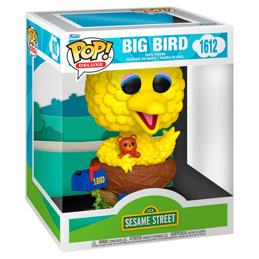 Funko Pop! Sesame Street Big Bird - Figura da Collezione Vinyl Nerdscape