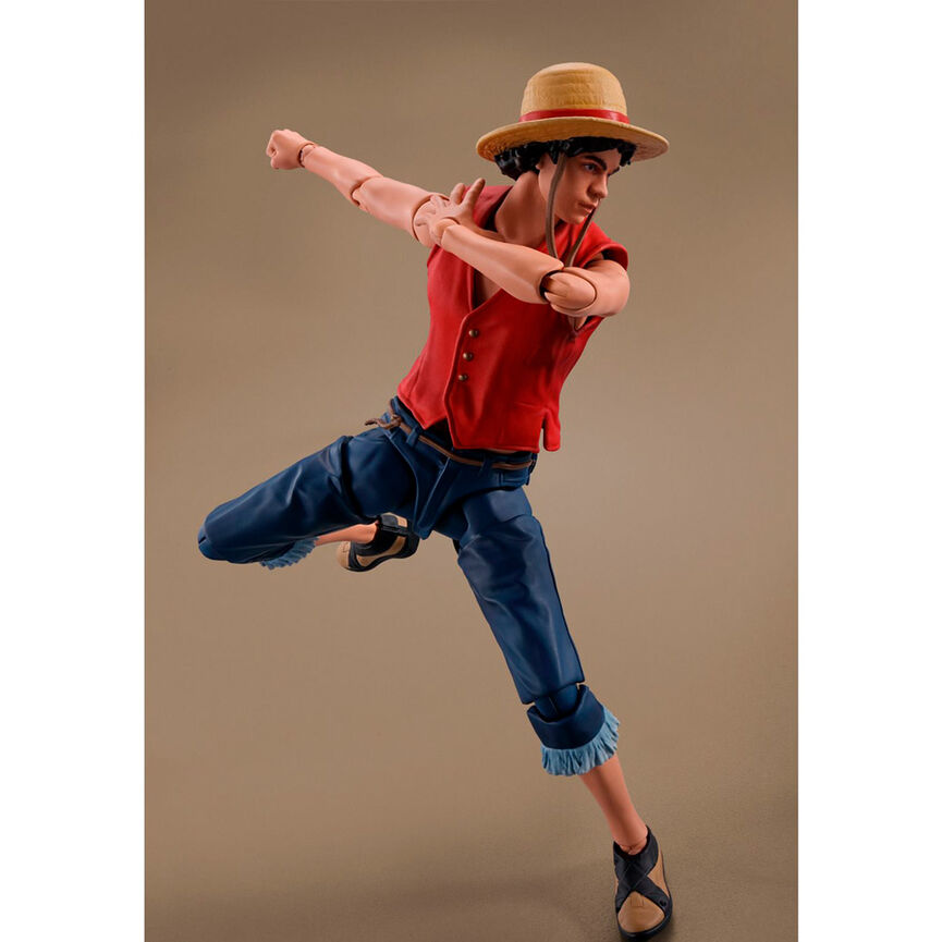S.H. Figuarts Monkey D. Luffy One Piece Netflix Series - Figura da Collezione Nerdscape Nerdscape