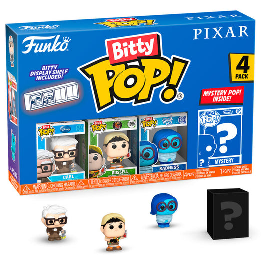 Blister de 4 figurines Bitty POP Disney Pixar Là-haut