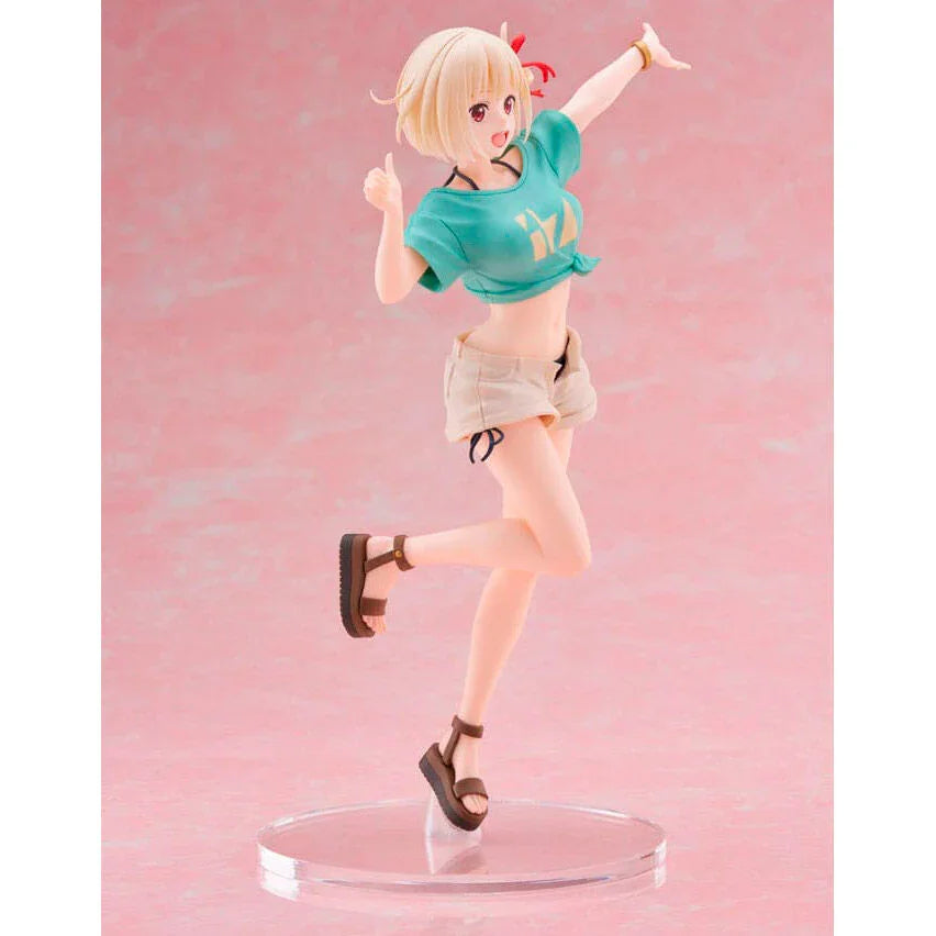 Lycoris Recoil Chisato Nishikigi Hawaiian ver. Figura da Collezione 18cm - Nerdscape Nerdscape