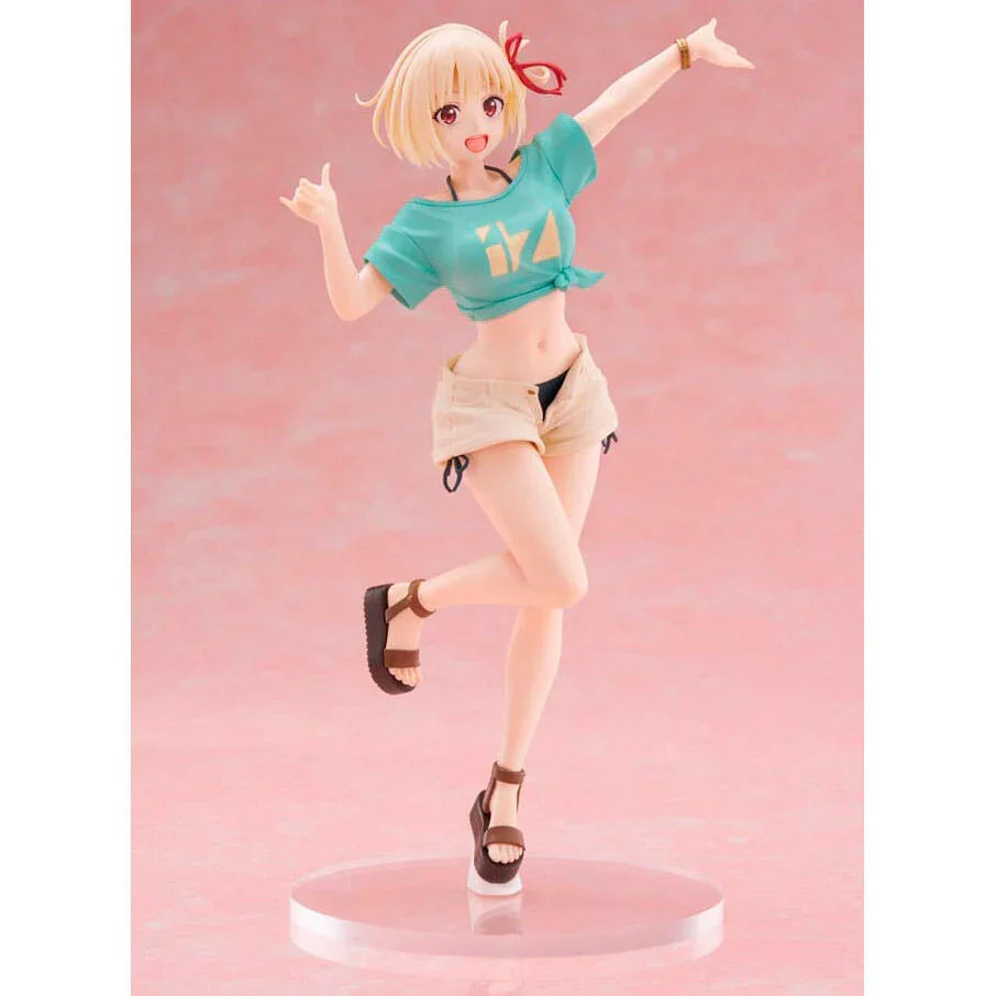 Lycoris Recoil Chisato Nishikigi Hawaiian ver. Figura da Collezione 18cm - Nerdscape Nerdscape