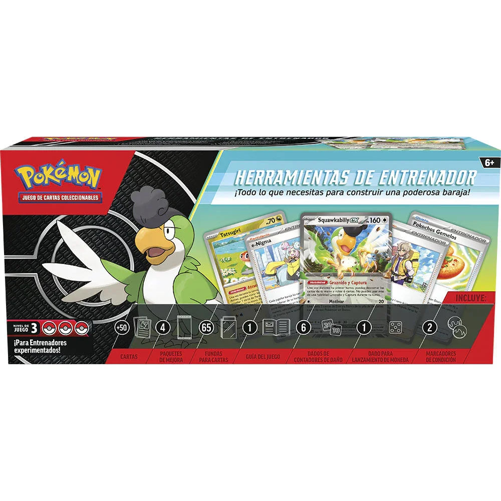 Spanish Pokemon Trainers Tools Collectible card game box Nerdscape