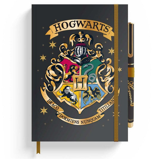 Nerdscape Harry Potter Hogwarts Premium Notebook + Pen – Colleziona Magia e Ispirazione! Nerdscape