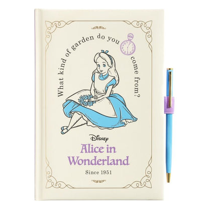 Disney Alice in Wonderland A5 premium notebook + pen Nerdscape