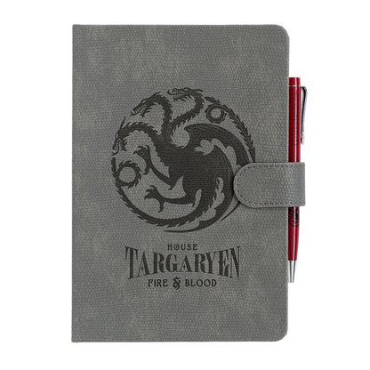 Game of Thrones Targaryen A5 premium notebook + pen Nerdscape