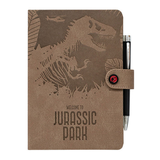 Jurassic Park A5 premium notebook + projector pen Nerdscape