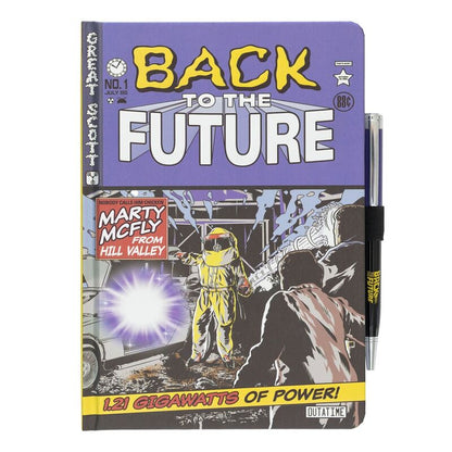 Back to the Future A5 premium notebook + pen Nerdscape