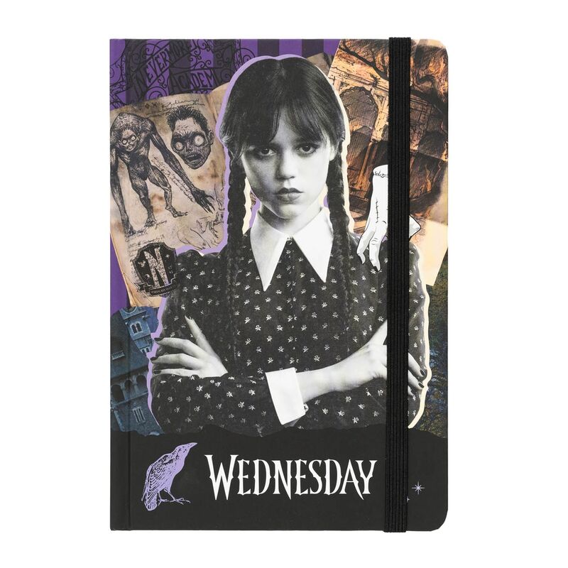 Wednesday Addams A5 premium notebook Nerdscape