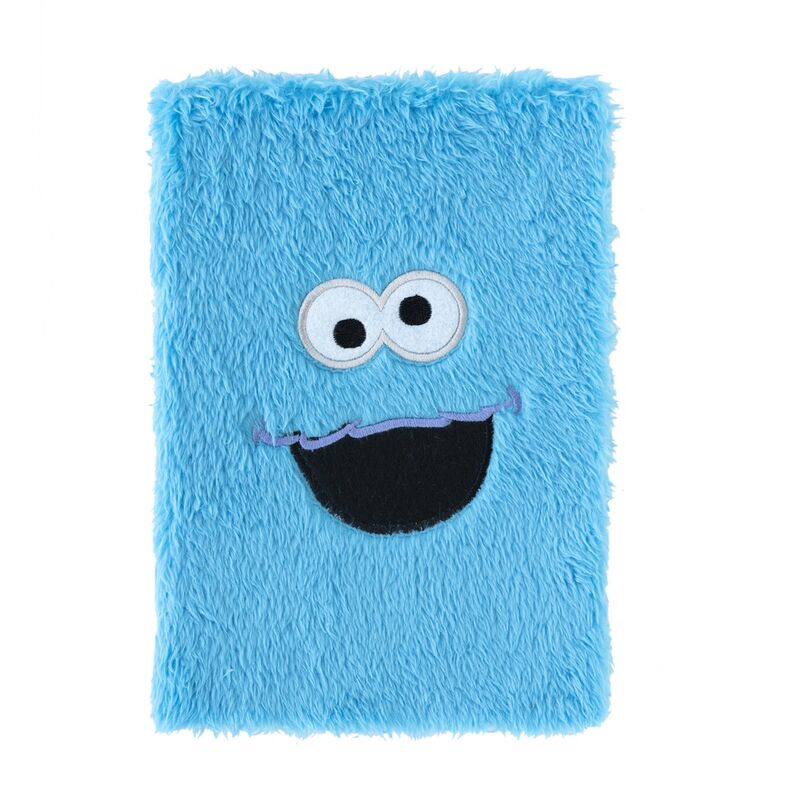 Sesame Street Cookie Monster A5 premium plush notebook Nerdscape