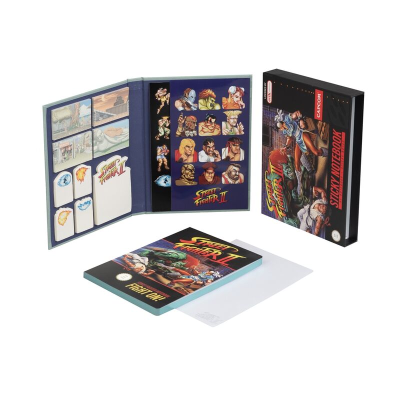 Street Fighter A5 premium Sticky notes notebook Nerdscape