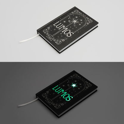 Harry Potter Lumos A5 premium led notebook + pen Nerdscape