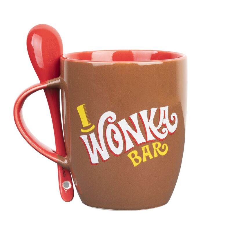 Funko Pop! Willy Wonka Bar Mug 380ml Ceramica con Cucchiaino - Collezione Nerdscape Nerdscape
