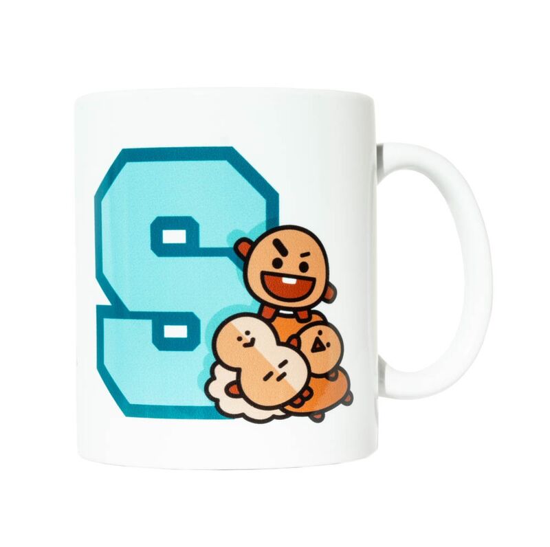 BT21 Shooky Tazza 330ml in Ceramica - Lavabile in Lavastoviglie e Microonde | Nerdscape Nerdscape