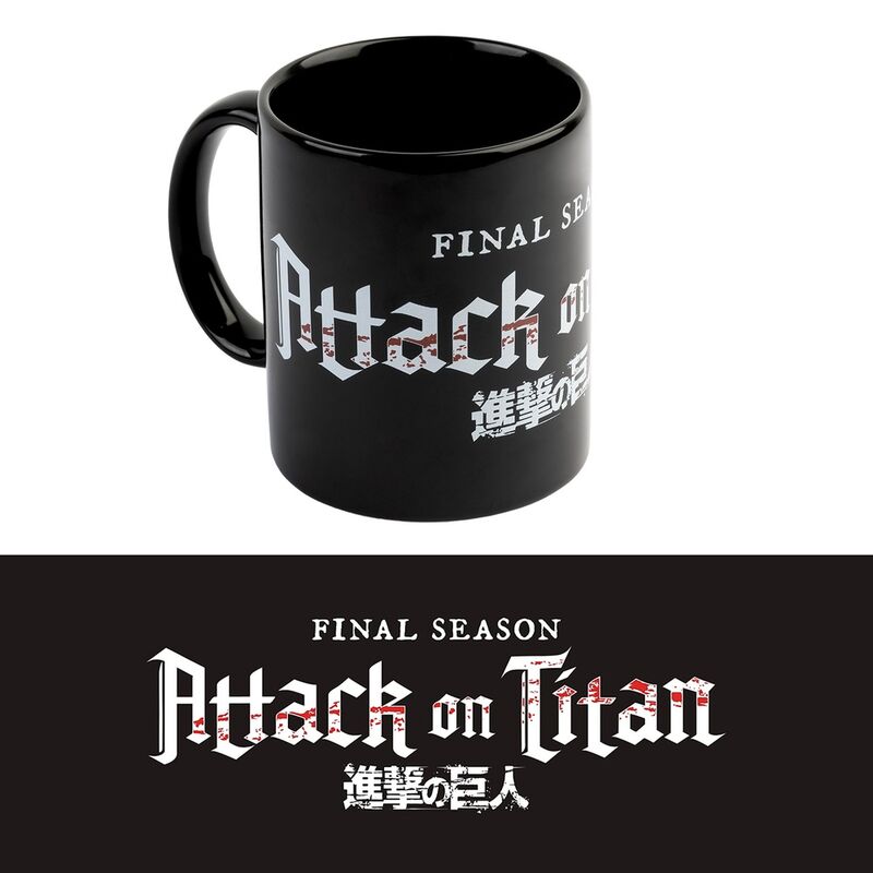 Funko Pop! Attack On Titan Logo - Tazza da Collezione Nerdscape in Ceramica 350ml Nerdscape